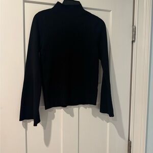 Maeve Black Turtleneck Sweater